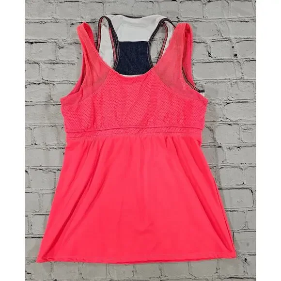 LUCKY IN LOVE Semi-fitted Tennis Bralette Tank Top WOMENS SZ S (4-6) - Picture 7 of 7